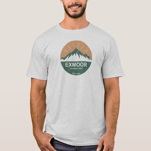 Nationaal park Exmoer T-shirt (Voorkant)