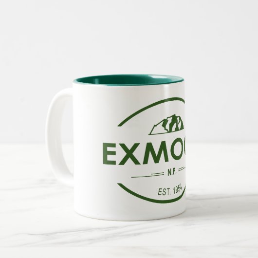 Nationaal park Exmoer Tweekleurige Koffiemok (Voorkant links)