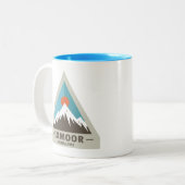 Nationaal park Exmoer Tweekleurige Koffiemok (Voorkant links)