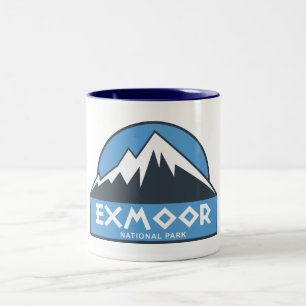 Nationaal park Exmoor Tweekleurige Koffiemok