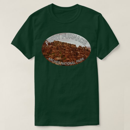 Nationaal park Fiery Furnace Arches T-shirt (Design voorkant)