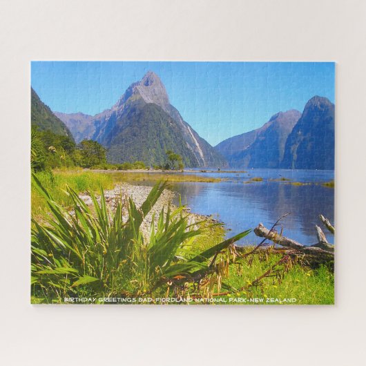 Nationaal Park Fiordland, Nieuw-Zeeland Legpuzzel (Horizontaal)