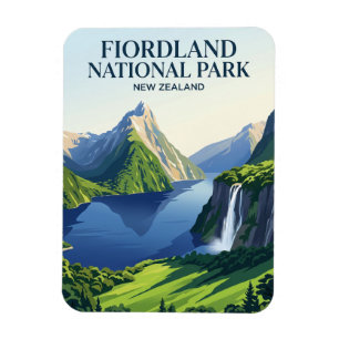 Nationaal park Fiordland Nieuw-Zeeland Magneet