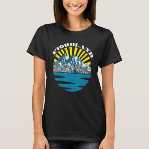 Nationaal Park Fiordland Nieuw-Zeeland Toeristisch T-shirt