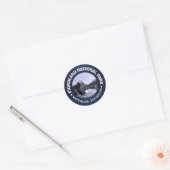 Nationaal park Fiordland Ronde Sticker (Envelop)