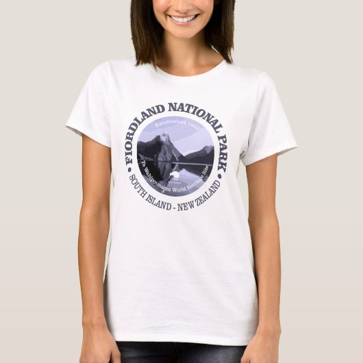 Nationaal park Fiordland T-shirt (Voorkant)