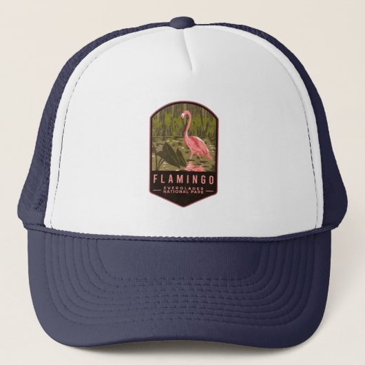 Nationaal park Flamingo Everglades Trucker Pet (Voorkant)