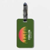 Nationaal park Forillon Bagagelabel (Achterkant verticaal)