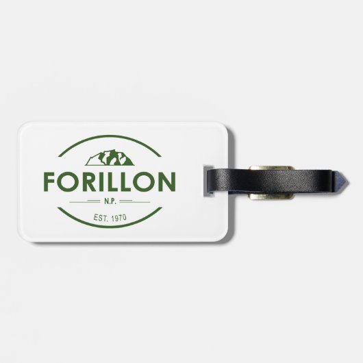 Nationaal park Forillon Bagagelabel (Achterkant horizontaal)
