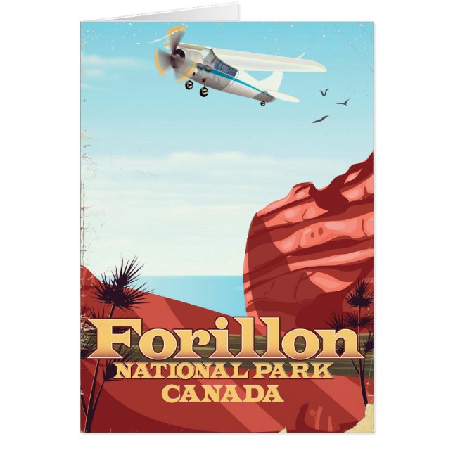 Nationaal park Forillon, Canada reisposter (Voorkant)