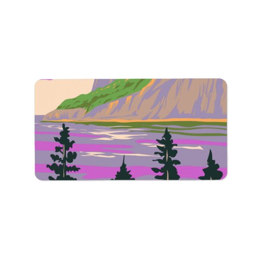 Nationaal park Forillon Etiket (Voorkant)