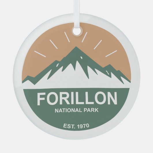 Nationaal park Forillon Glas Ornament (Voorkant)