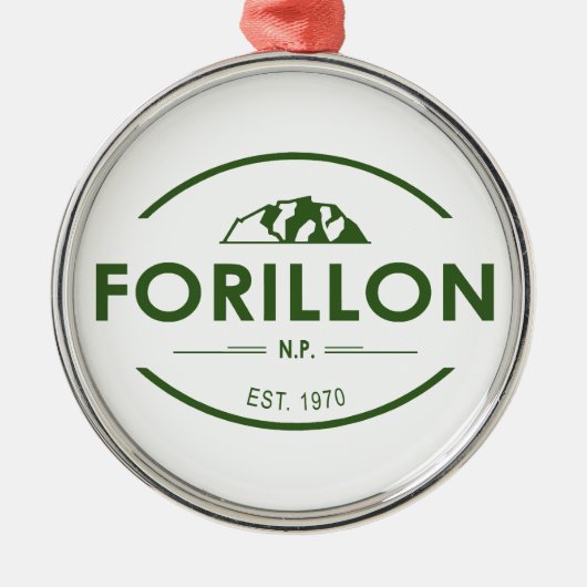 Nationaal park Forillon Metalen Ornament (Voorkant)