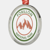 Nationaal park Forillon Metalen Ornament (Links)