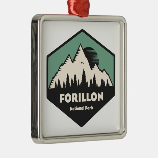 Nationaal park Forillon Metalen Ornament (Rechts)