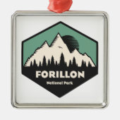 Nationaal park Forillon Metalen Ornament (Voorkant)