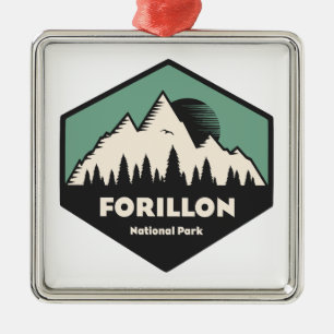 Nationaal park Forillon Metalen Ornament