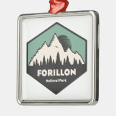 Nationaal park Forillon Metalen Ornament (Links)
