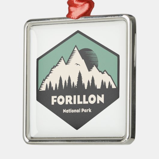 Nationaal park Forillon Metalen Ornament (Links)