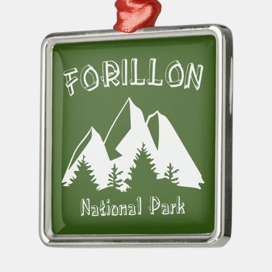 Nationaal park Forillon Metalen Ornament (Links)