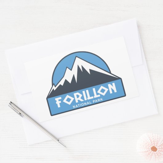Nationaal park Forillon Rechthoekige Sticker (Envelop)