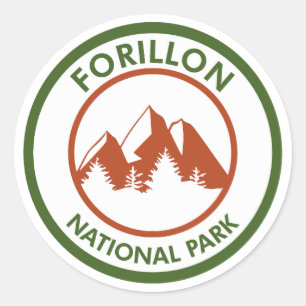 Nationaal park Forillon Ronde Sticker