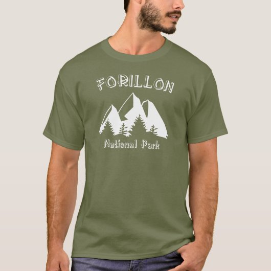 Nationaal park Forillon T-shirt (Voorkant)