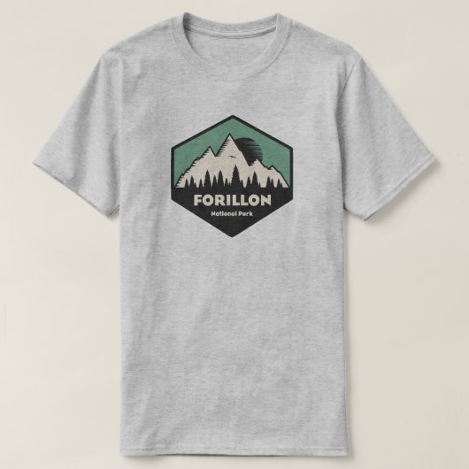 Nationaal park Forillon T-shirt (Design voorkant)