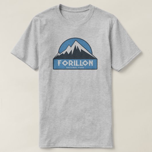 Nationaal park Forillon T-shirt (Design voorkant)