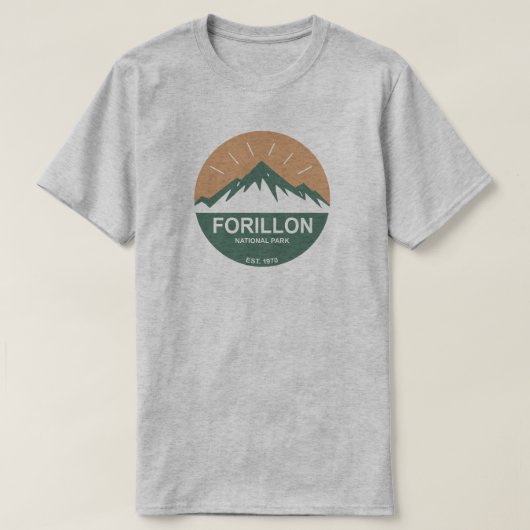 Nationaal park Forillon T-shirt (Design voorkant)
