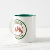 Nationaal park Forillon Tweekleurige Koffiemok (Voorkant links)