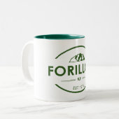 Nationaal park Forillon Tweekleurige Koffiemok (Voorkant links)