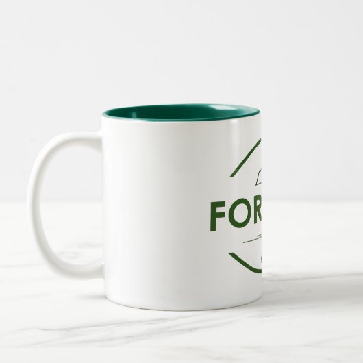 Nationaal park Forillon Tweekleurige Koffiemok (Links)