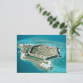 Nationaal Park Fort Jefferson Briefkaart (Staand voorkant)