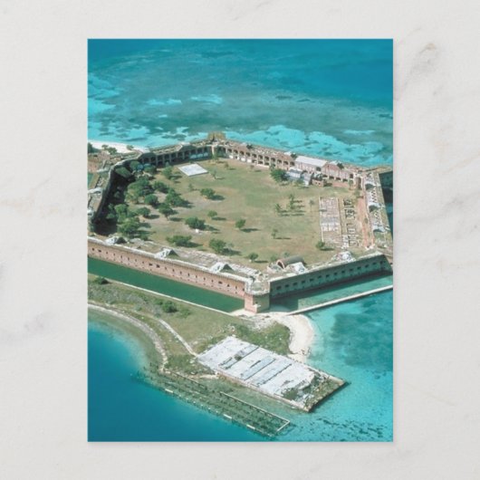 Nationaal Park Fort Jefferson Briefkaart (Voorkant)