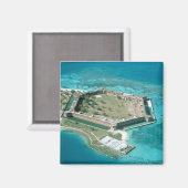 Nationaal Park Fort Jefferson Magneet (Voorkant / Achterkant)