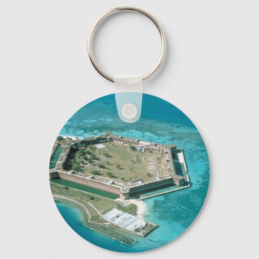 Nationaal Park Fort Jefferson Sleutelhanger (Voorkant)