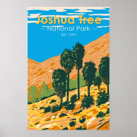 Nationaal park Fortynine Palms Oasis Poster (Voorkant)