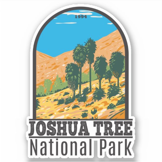 Nationaal park Fortynine Palms Oasis Sticker (Voorkant)