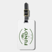 Nationaal park Fundy Bagagelabel (Voorkant verticaal)