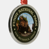 Nationaal park Fundy Metalen Ornament (Rechts)