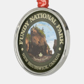 Nationaal park Fundy Metalen Ornament (Links)