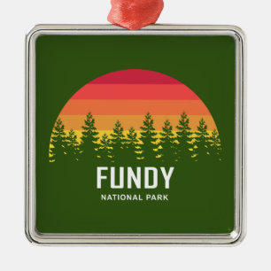 Nationaal park Fundy Metalen Ornament