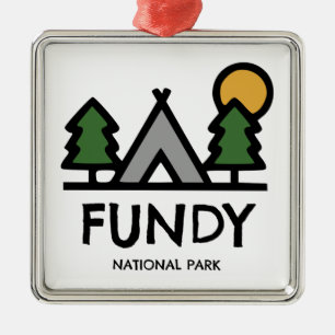 Nationaal park Fundy Metalen Ornament