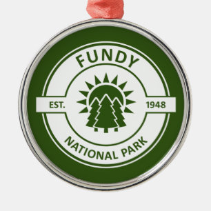 Nationaal park Fundy Metalen Ornament