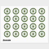 Nationaal park Fundy Ronde Sticker (Vel)