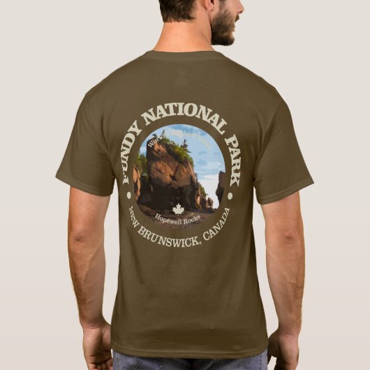 Nationaal park Fundy T-shirt (Achterkant)