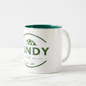 Nationaal park Fundy Tweekleurige Koffiemok (Voorkant rechts)