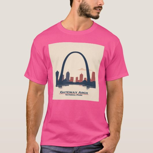 Nationaal park Gateway Arch 2 T-shirt (Voorkant)