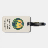 Nationaal park Gateway Arch Bagagelabel (Achterkant horizontaal)